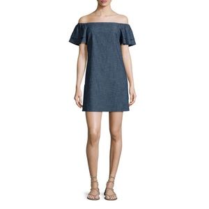 Alice + Olivia Tula Denim Shift Dress